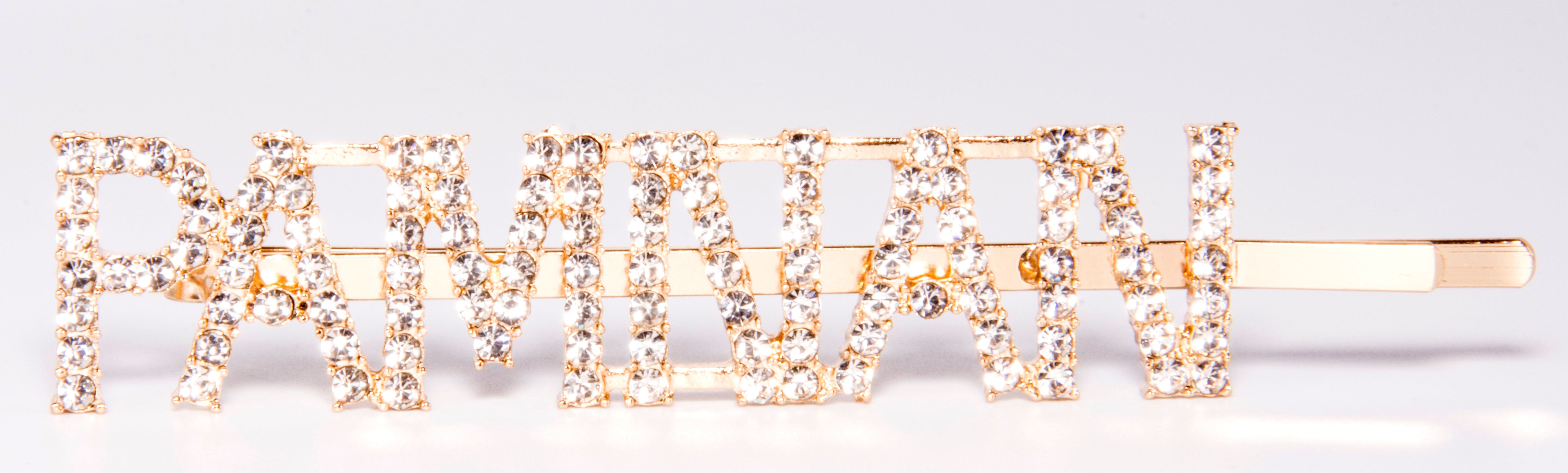 Hair Clips Bling Crystal Barrettes Pamnan for Women and Girls, for all occasions