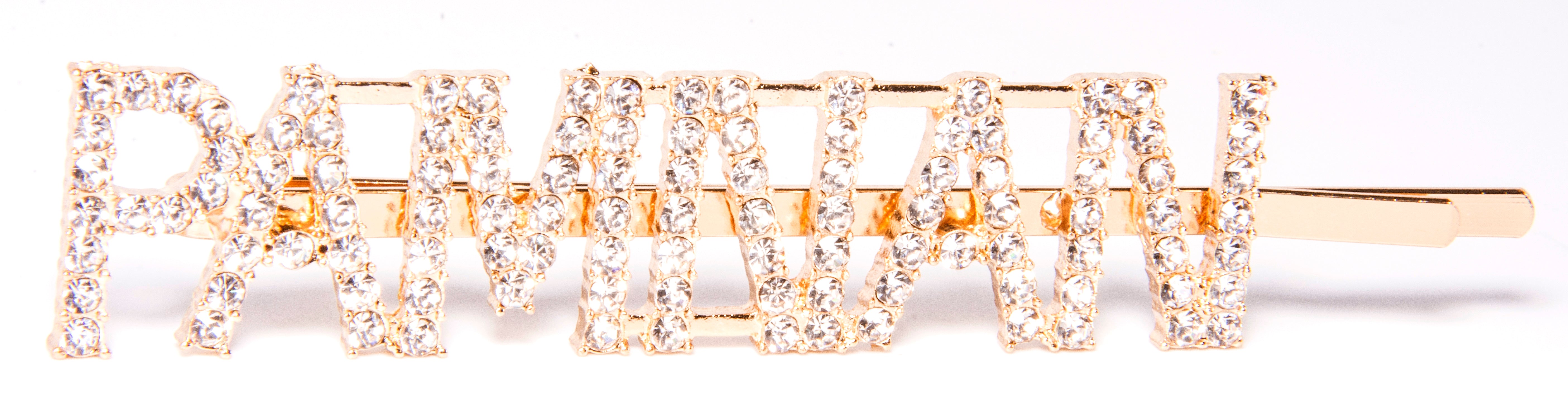 Hair Clips Bling Crystal Barrettes Pamnan for Women and Girls, for all occasions