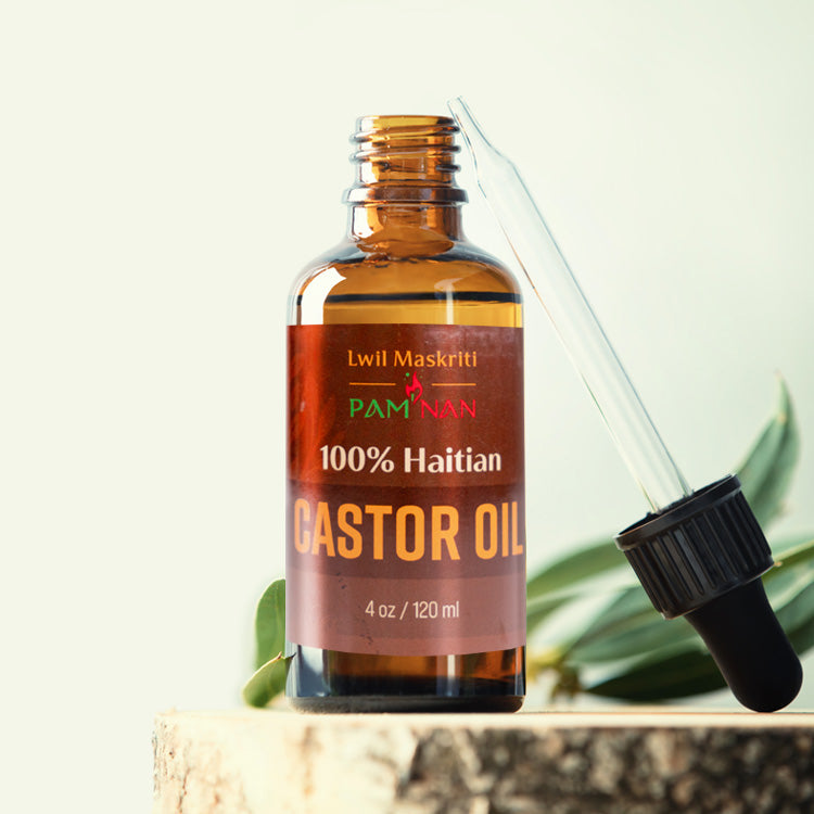 Haitian black castor oil 2oz, 4oz