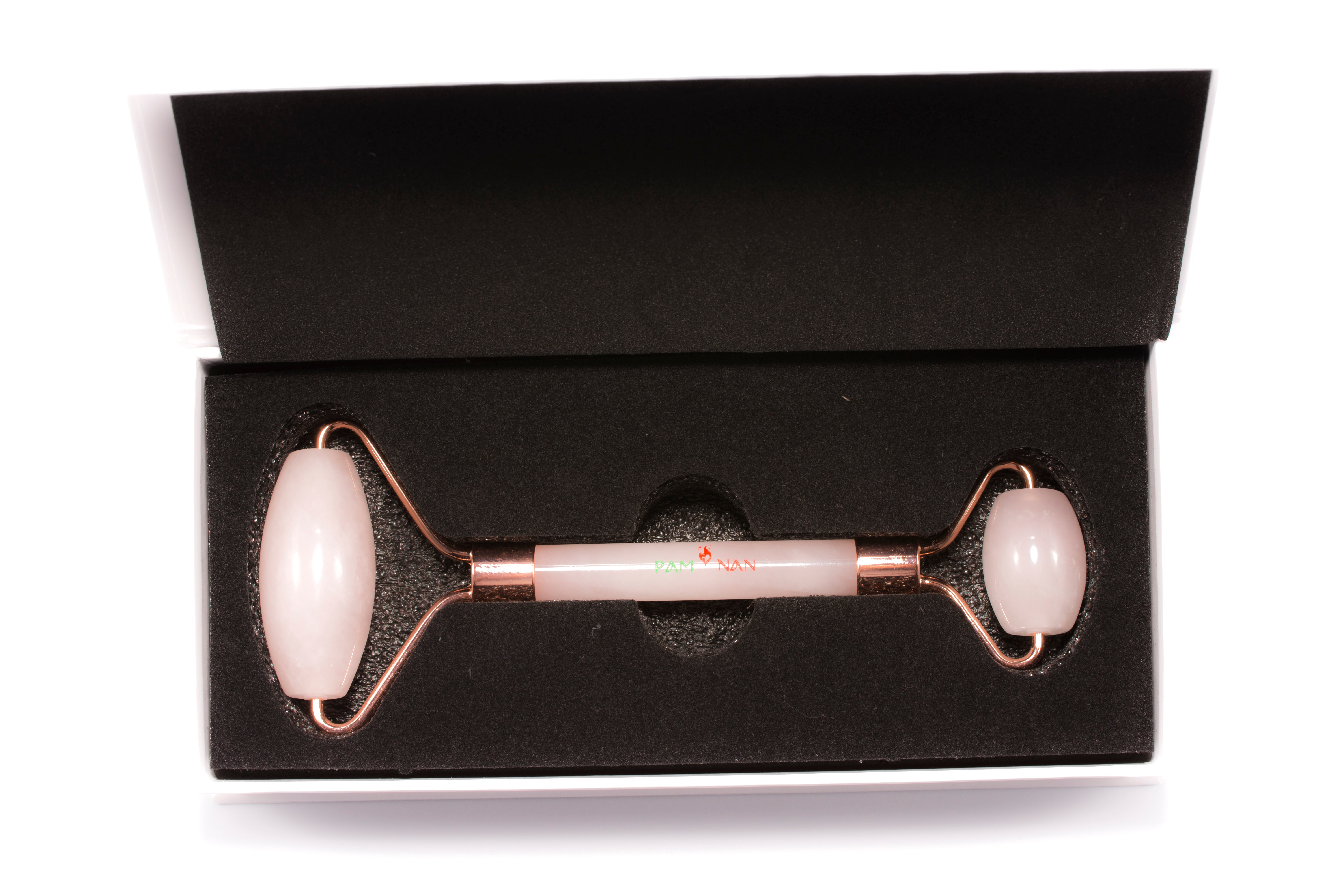 Facial Massage Roller Rose Quartz